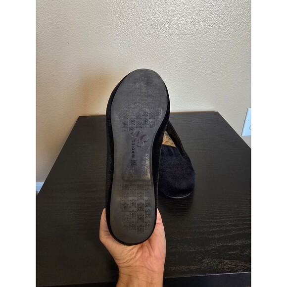 BIRDIES  black velvet  flats women's size 8.5 - Picture 5 of 7